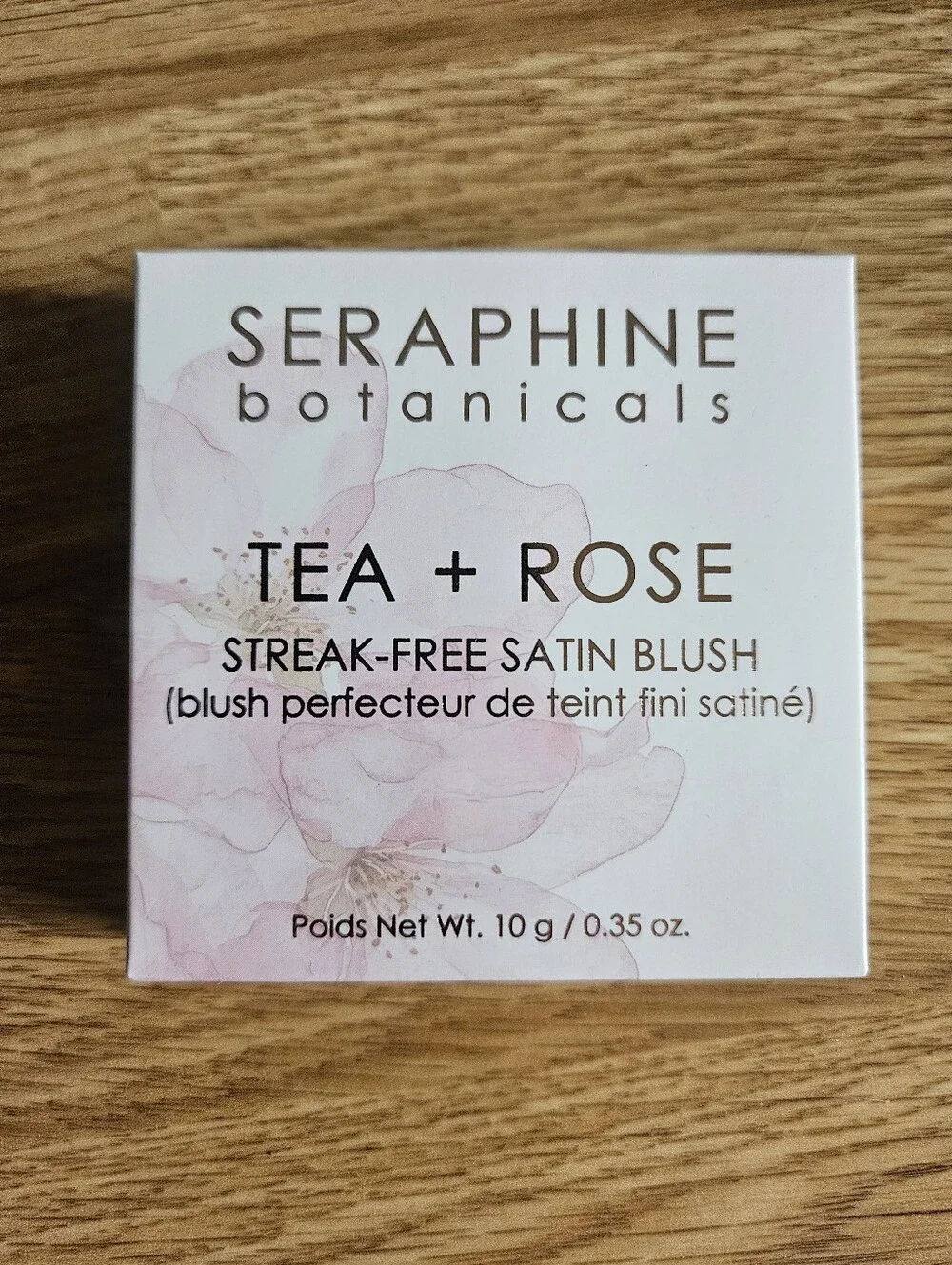 Seraphine Botanicals Tea + Rose Streak-Free Satin Blush